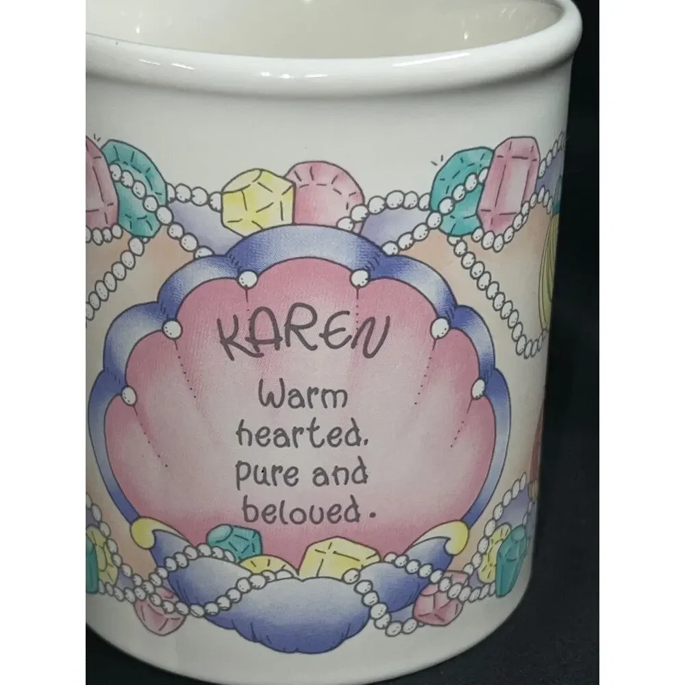 Vintage Enesco 1997 Precious Moments Karen Mug
